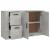 Servantă, gri beton, 100x33x59,5 cm, lemn prelucrat GartenMobel Dekor