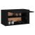 Pantofar de perete, negru, 70x35x38 cm, lemn prelucrat GartenMobel Dekor