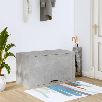 Pantofar de perete, gri beton, 70x35x38 cm, lemn prelucrat GartenMobel Dekor