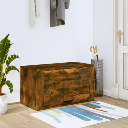Pantofar de perete, stejar fumuriu, 70x35x38 cm, lemn prelucrat GartenMobel Dekor