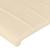 Tăblii de pat, 4 buc, crem, 100x5x78/88 cm, textil GartenMobel Dekor