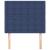 Tăblii de pat, 2 buc, albastru, 90x5x78/88 cm, textil GartenMobel Dekor