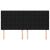 Tăblii de pat, 4 buc, negru, 80x5x78/88 cm, textil GartenMobel Dekor