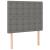 Pat box spring cu saltea, gri închis, 90x200 cm, textil GartenMobel Dekor