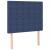 Pat box spring cu saltea, albastru, 90x200 cm, textil GartenMobel Dekor