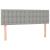 Pat box spring cu saltea, gri deschis, 140x190 cm, textil GartenMobel Dekor