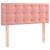Pat box spring cu saltea, roz, 90x200 cm, catifea GartenMobel Dekor