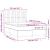 Pat box spring cu saltea, albastru, 140x200 cm, textil GartenMobel Dekor