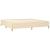 Pat box spring cu saltea, crem, 200x200 cm, textil GartenMobel Dekor