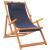 Scaune de plajă pliante, 2 buc., albastru, material textil GartenMobel Dekor