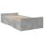 Cadru de pat cu sertare, gri beton, 75x190 cm, lemn prelucrat GartenMobel Dekor