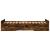 Cadru de pat cu sertare stejar fumuriu 75x190 cm lemn prelucrat GartenMobel Dekor