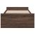 Cadru de pat cu sertare stejar maro 75x190 cm lemn prelucrat GartenMobel Dekor