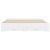 Cadru de pat cu sertare alb 200x200 cm lemn prelucrat GartenMobel Dekor