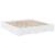 Cadru de pat cu sertare alb 200x200 cm lemn prelucrat GartenMobel Dekor