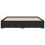 Cadru de pat cu sertare negru 200x200 cm lemn prelucrat GartenMobel Dekor