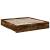 Cadru de pat cu sertare stejar fumuriu 200x200cm lemn prelucrat GartenMobel Dekor