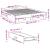 Cadru de pat cu sertare stejar fumuriu 200x200cm lemn prelucrat GartenMobel Dekor