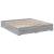 Cadru de pat cu sertare gri sonoma 200x200 cm lemn prelucrat GartenMobel Dekor