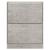 Pantofar, gri beton, 63x24x81 cm, lemn compozit GartenMobel Dekor
