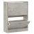Pantofar, gri beton, 63x24x81 cm, lemn compozit GartenMobel Dekor