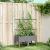 Jardinieră de grădină cu spalier, gri deschis 80x40x142,5 cm PP GartenMobel Dekor