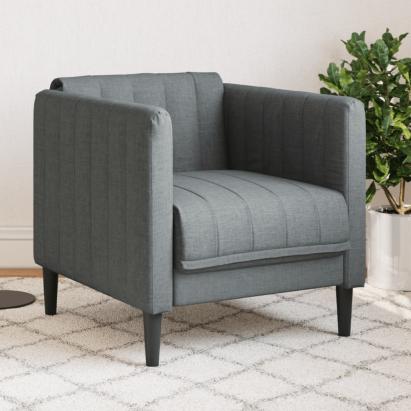 Fotoliu, gri închis, material textil GartenMobel Dekor