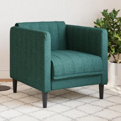 Fotoliu, verde închis, material textil GartenMobel Dekor