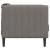 Fotoliu, gri taupe, material textil GartenMobel Dekor