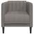 Fotoliu, gri taupe, material textil GartenMobel Dekor