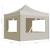 Cort de petrecere pliabil cu pereți, crem, 2 x 2 m, aluminiu GartenMobel Dekor