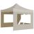 Cort de petrecere pliabil cu pereți, crem, 2 x 2 m, aluminiu GartenMobel Dekor