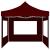 Cort de petrecere pliabil cu pereți, bordo, 2 x 2 m, aluminiu GartenMobel Dekor