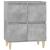 Servantă, gri beton, 60x35x70 cm, lemn prelucrat GartenMobel Dekor