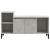 Comodă TV, gri beton, 100x35x55 cm, lemn prelucrat GartenMobel Dekor