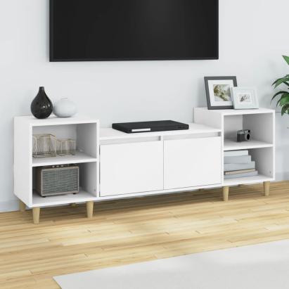 Comodă TV, alb, 160x35x55 cm, lemn prelucrat GartenMobel Dekor