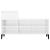 Pantofar, alb extralucios, 102x36x60 cm, lemn compozit GartenMobel Dekor