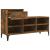 Pantofar, stejar fumuriu, 102x36x60 cm, lemn prelucrat GartenMobel Dekor
