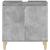 Dulap de chiuvetă, gri beton, 58x33x60 cm, lemn prelucrat GartenMobel Dekor