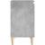 Dulap de chiuvetă, gri beton, 58x33x60 cm, lemn prelucrat GartenMobel Dekor