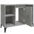 Dulap de chiuvetă, gri beton, 80x33x60 cm, lemn prelucrat GartenMobel Dekor