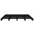 Pat din paleți Small Double 4FT negru 120x190 cm lemn masiv pin GartenMobel Dekor