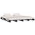 Pat din paleți Small Double 4FT negru 120x190 cm lemn masiv pin GartenMobel Dekor