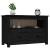 Comodă TV, negru, 79x35x52 cm, lemn masiv de pin GartenMobel Dekor