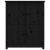 Servantă, negru, 83x41,5x100 cm, lemn masiv de pin GartenMobel Dekor