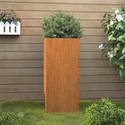 Jardinieră, 32x27,5x75 cm, oțel corten GartenMobel Dekor
