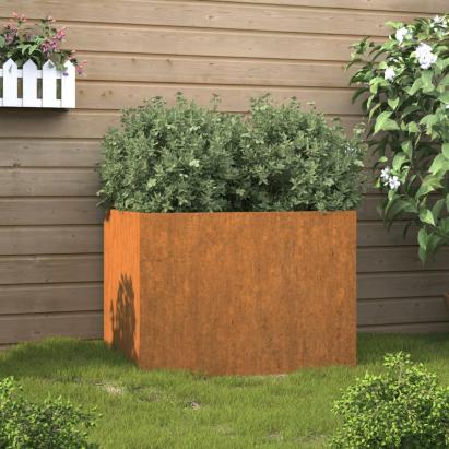 Jardinieră, 62x47x46 cm, oțel corten GartenMobel Dekor