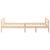 Cadru de pat, 90x190 cm, lemn masiv de pin GartenMobel Dekor