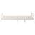 Cadru de pat, alb, 75x190 cm, lemn masiv de pin GartenMobel Dekor