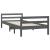 Cadru de pat, gri, 75x190 cm, lemn masiv de pin GartenMobel Dekor